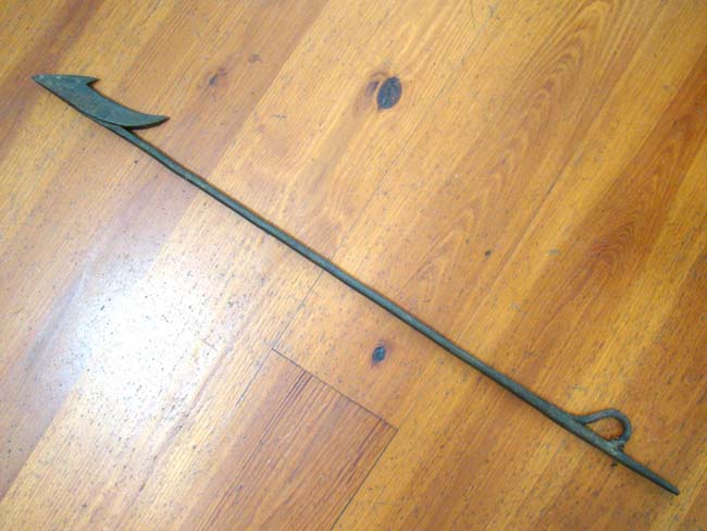 A rare 19th century Darting Gun Harpoon from the Whale Ship Andrew Hicks circa 1875